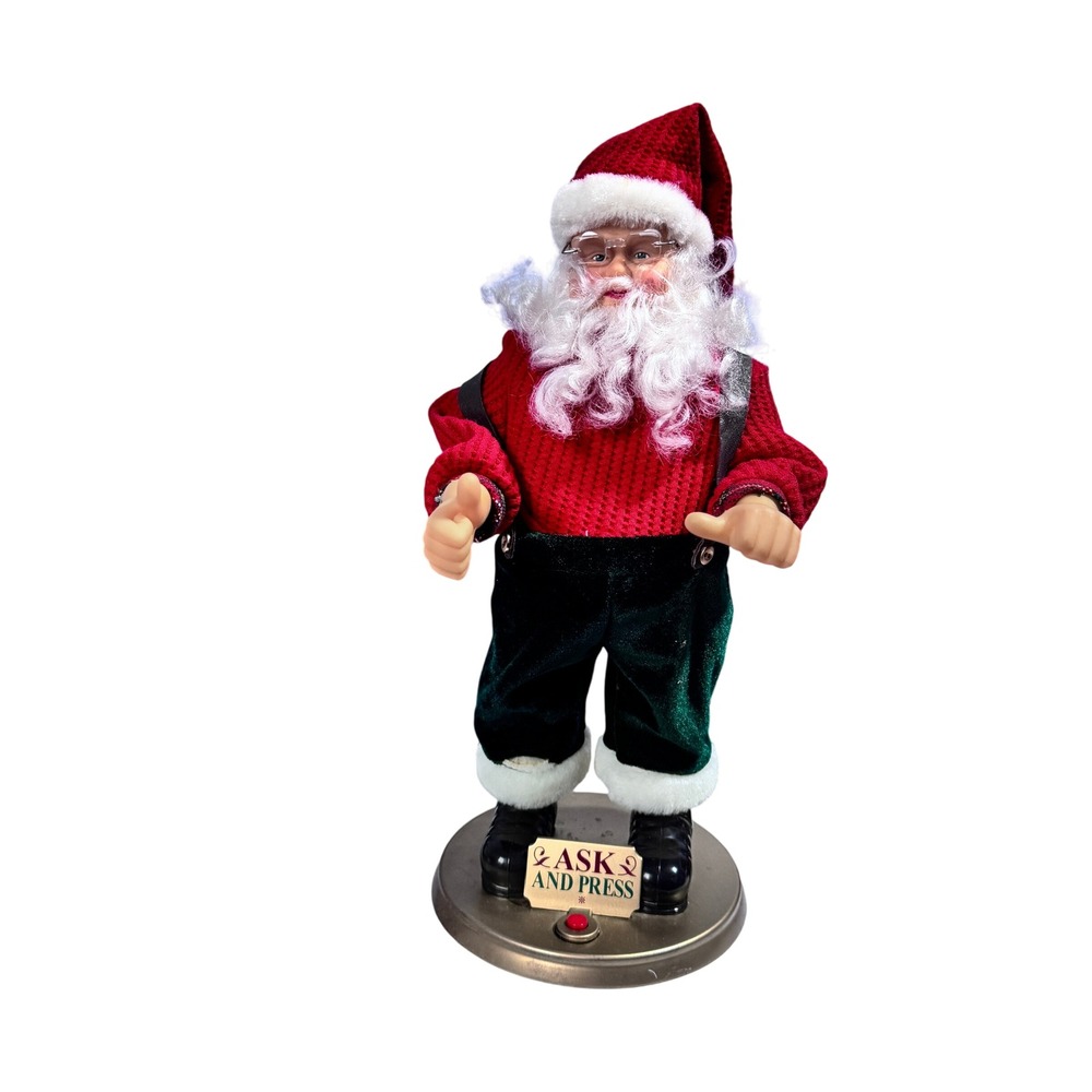 Gemmy Industries Animated‎ Musical Santa Claus Christmas Decoration Plays Music